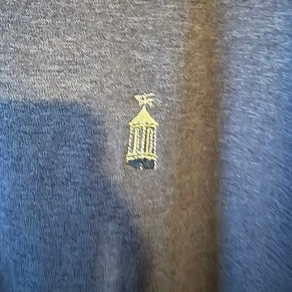 Donald Ross Long Sleeve Golf Polo Moselem Springs Golf Course Fleetwood PA Large